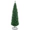 PVC Artificial Slim Pencil Christmas Tree with Metal Stand Ideal for Small Spaces